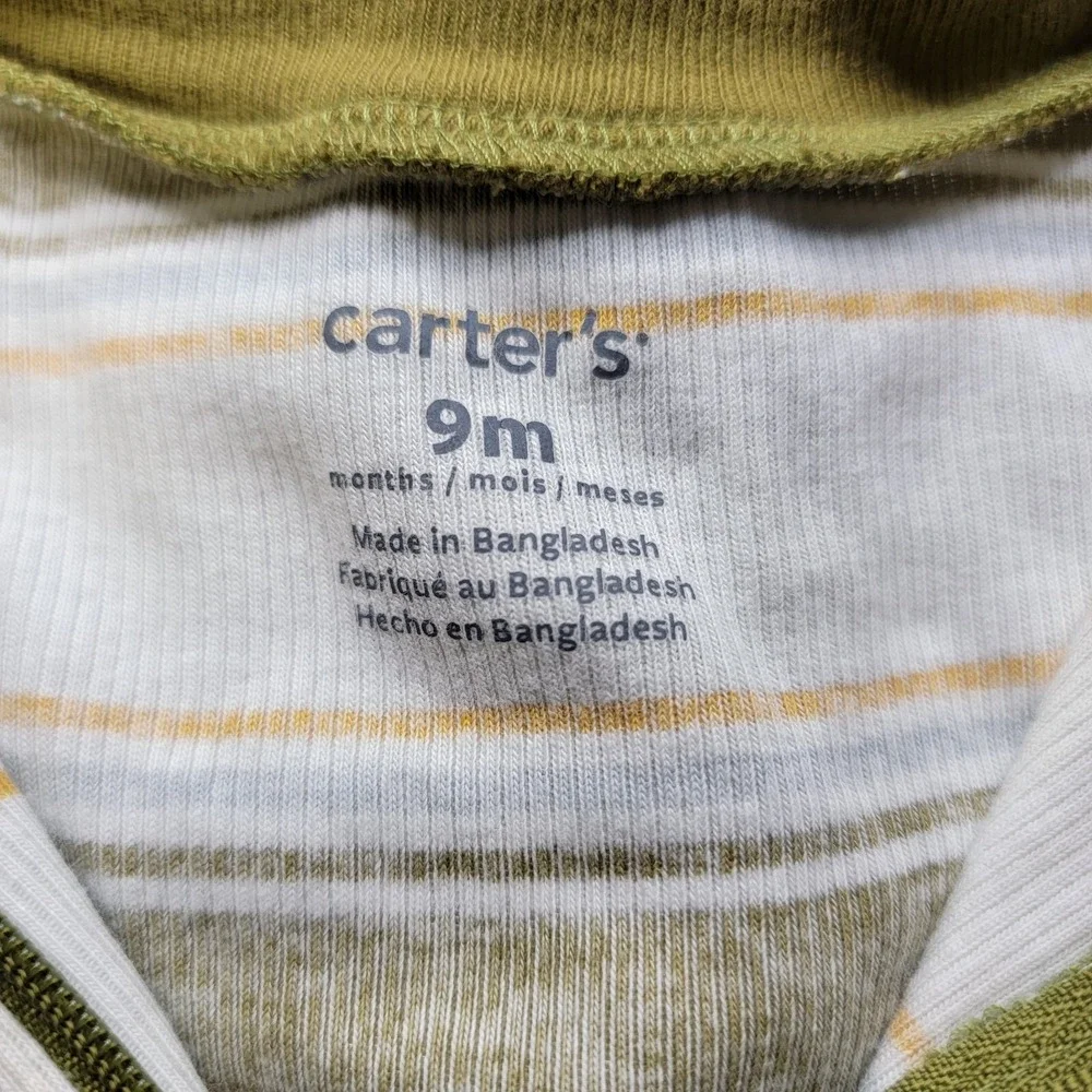 Carter's Boy Ribbed Pajamas Size 9 Months